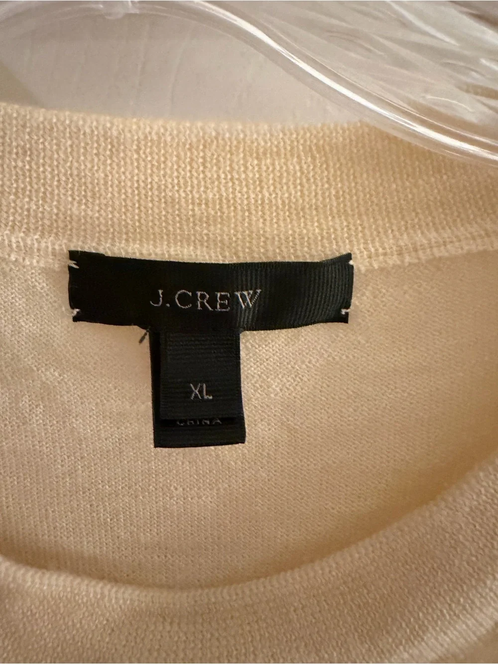 J. Crew Pale Yellow Short Sleeve Ruffle Tee